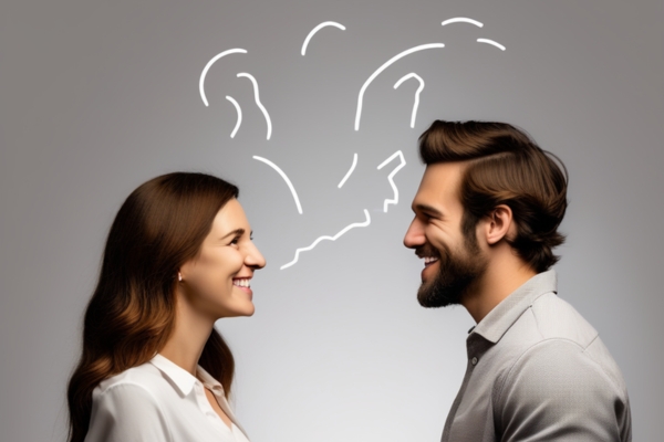 couple understanding non verbal communication of couple 