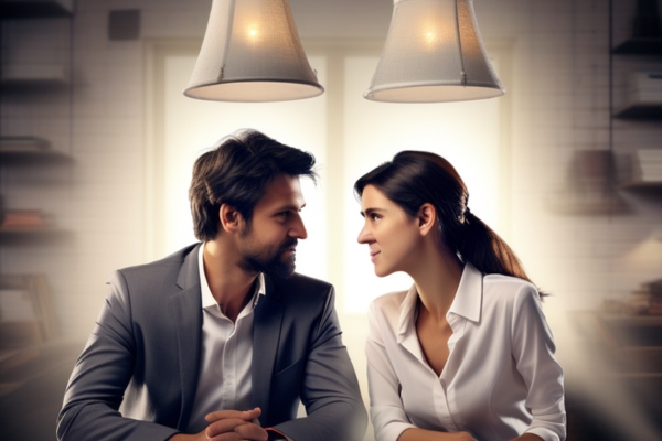 couple Managing Conflict Constructively