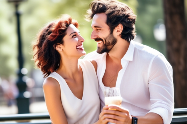 couple having good time