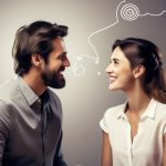 happy smiling couple good communication
