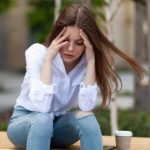 woman with past problems