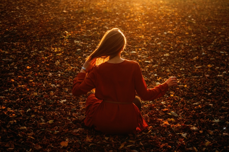 woman Focusing on Self-Care